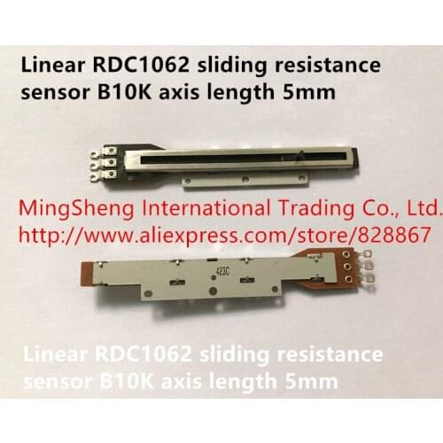 Original new 100% linear RDC1062 sliding resistance sensor B10K axis length 5mm (SWITCH)
