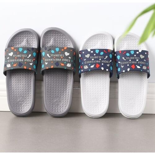 Couples Mens Womens Indoor Slipper Soft Bottom Mens Slippers Shoes Men Home Slippers for Men Slippers Women Summer