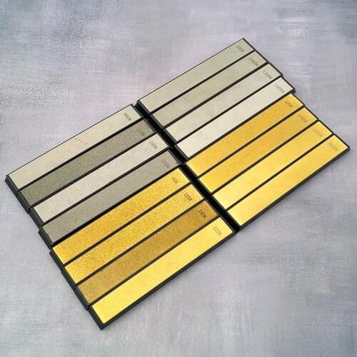 Sharpening System 80 120 320 400 1000 1200 1600 Grit h2 Titanium Diamond Sharpening Stones For Kitchen Knife Sharpener Ruixin