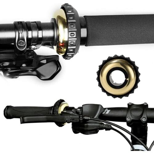 Folding Bike Bell Exquisite Melodious Sound Non-slip Finger Dial Universal Cycling Horn Ring Road Bikes Invisible Horn Turn Bell