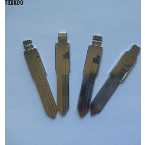 10PCS 01# Replacement Car Key Blade For VW Volkswagen Golf Santana Jetta For Audi 100 HU49 Blank Key Uncut Blade middle Groove