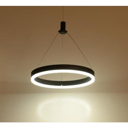 Modern Led Pendant Lamps for dinning Room Acrylic round circle hanging lamp 85-265V led dining room kitchen pendant light xu