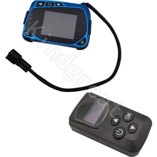 12V 24V Diesel Parking Heater LCD Display Constant Temperature Monitoring Switch + Remote Control For 5kw 8kw All In One Heater