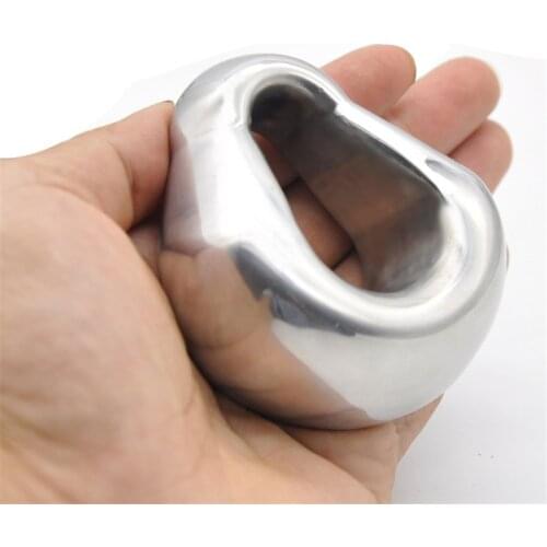 Heavy Ball Stretcher Cock Ring Chastity Device Sex Toys For Men Scrotum Pendant Penis Endurance Ring Delayed Ejaculation Trainer