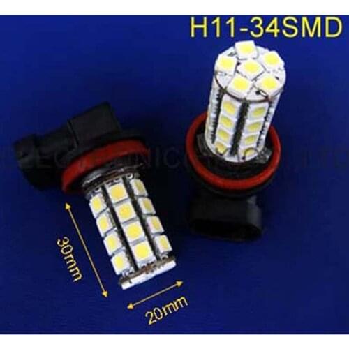 High quality 12v 6w H11 H8 LED fog lamps,car H8 H11 led bulbs LED Car Fog Lamp H11 H8 12V free shipping 20pcs/lot