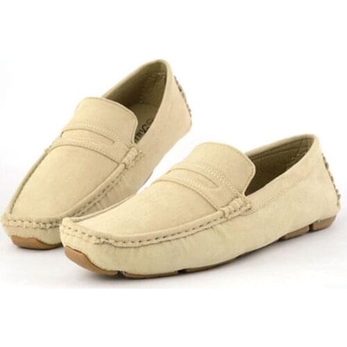 Spring Women Flats Casual Shoes Big Size 44 Female Flat Loafers Flock Shoes Slips slip-on Flat womens Shoes Soft Round Toe