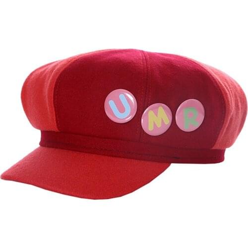 2021 New Berets Anime Himouto Umaru chan Doma Umaru Cosplay Hat UMR Stylish Men and Women Red Cartoon Dome Hat