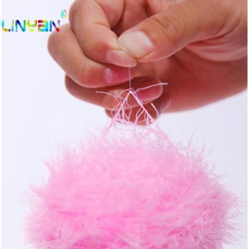 5 balls*50g long wool Mink wool coral cheap thick yarn for knitting Crochet Childrens baby hand kntting Fur scarf t4