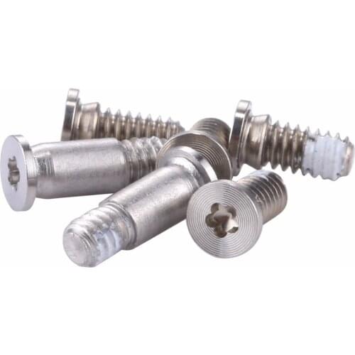 6 in 1 for Macbook Pro 15.4 inch with Touchbar A1707 Computer Case Bottom Cover Screws(Grey)