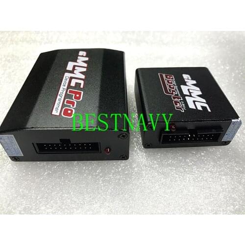 Free shipping BESTNAVY Full set Original EMMC Pro box device programmer with EMMC Booster Tool cable all in one + retail box
