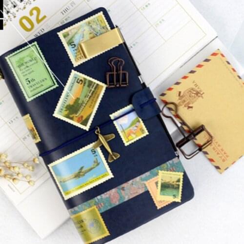 Notebook DIY retro art travel A6 Arbitrarily increase or decrease the core Creative personality custom gift memo pad daily memos