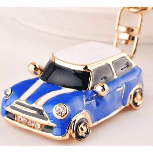 High Quality Car Alloy Keychain Keyring Pendant Car Model Key Chain Ring Holder For Mini Cooper S JCW One Countryman Accessories