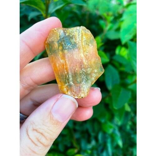 HOT!!!!Natural yellow amber calcite raw stone crystal gem collection of rough rock mineral specimens healing home decor