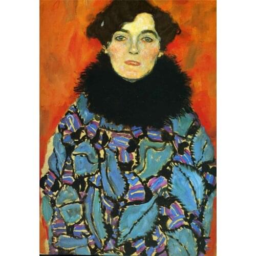 Handmade oil painting reproduction Portrait of Johanna Staude by Gustav Klimt