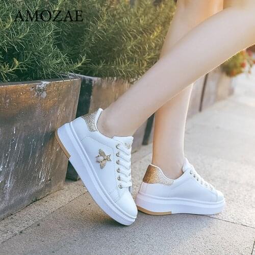 Four Seasons Women Sneakers Kids Casual Shoes For Girls Fashion Flat Breathable PU Leather Platform White Shoes Soft Footwears