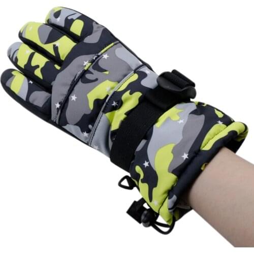 RUNATURE Men Winter Outdoor Sports Gloves Waterproof Ski Gloves Snowboard Gloves for Outdoor Work