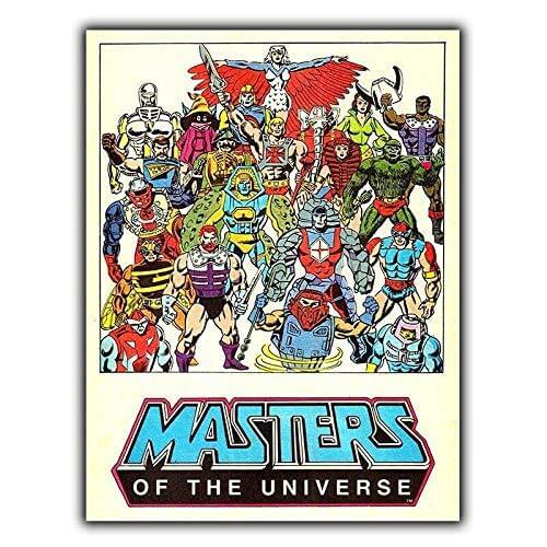 Masters Of The Universe Metal Sign Plaque 80s Retro Poster,Metal Retro Sign Vintage Tin Sign 20x30cm