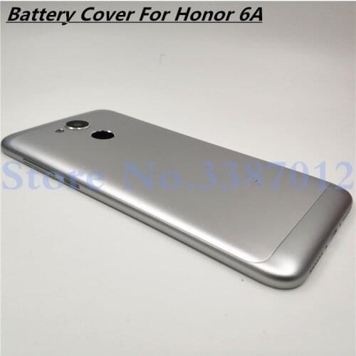 New Battery Metal Aluminum Back Cover For Huawei Honor 6A Housing Case With Camera Lens + Power Volume Buttons