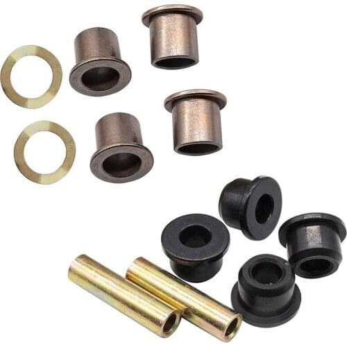 New-Club Car Precedent King Pin Wave Washer/Spindle Bushings Kit and Front Leaf Spring Bushing and Sleeve Kit