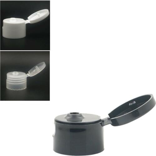 24-410 smooth side plastic Flip Top Dispensing Cap Unlined 10pcs