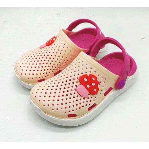 GIRLS BOYS KIDS SUMMER JELLY PVC INFANT CHILDREN TPU YOURS CROCKS CAVE SHOES SLIPPERS TPU BEACH SANDALS US11-3 EU30-35