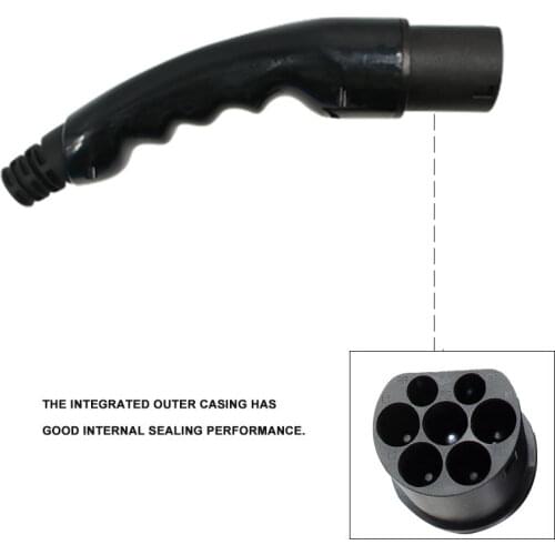 EV PLUG charging station side IEC 62196-2 EU standard Type 2 Mennekes male connector electric car charger AC charging evse