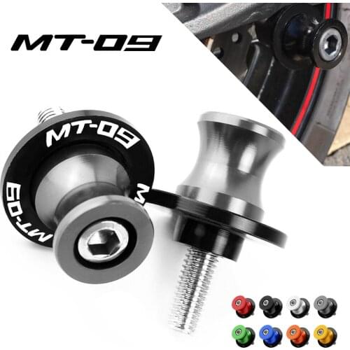 6M For YAMAHA MT-09 Tracer MT09 MT 09 FJ-09 FZ-09 FJ09 FZ09 2014-2015 Motorcycle M6 Swingarm Sliders Spools Stand Screws