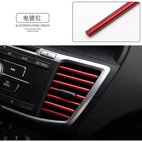 Car-styling 2021 New U Shaped DIY Air Vent Grille Decoration for Daewoo Matiz Nexia Nubira Sens Tosca Winstorm