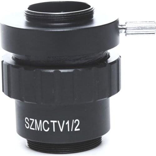 Stereo Microscope 0.5X 1/2CTV CCD Camera Interface C Mount Adapter Lens USB Electronic Eyepiece Reduction Lens SZMCTV1/2