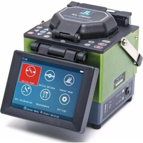 Free DHL KL-280G Optical Fiber Fusion Splicer Jilong KL-280G splice splicing machine 5.7 inch color LCD Glad Alignement