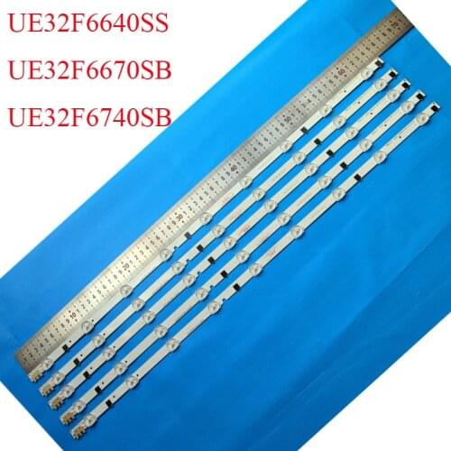 LED Backlight Strip For Samsung UE32F6640SS UE32F6670SB UE32F6740SB 32 inchs TV LEDs Bars Replacement D2GE-320SC0-R3 BN-25299A