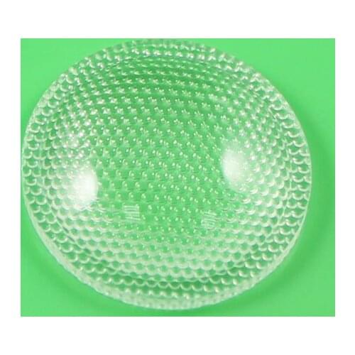 High quality Optical diameter 23MM 38MM Bead surface plano-convex LED lenses