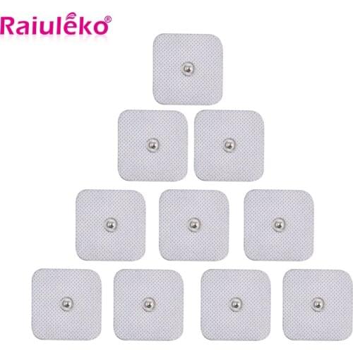 20Pcs/Lot Pulse Nerve Stimulator Electrode Pads For Tens Digital Therapy Machine Self Adhesive Patch Reusable Muscle Stimulator