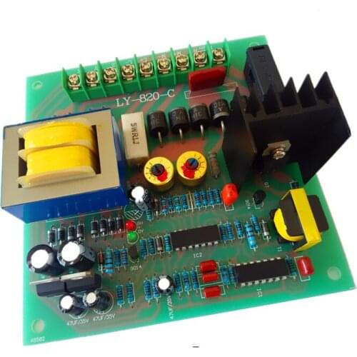 220V PWM DC Motor Speed Control Drive Board Permanent Magnet Excitation Module LY820 Overload Protection