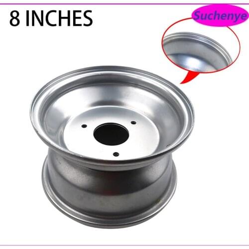 8 inch 3-hole Iron wheel hub Front wheel suitable for 18x9.50-8 19x7-8 Tubeless Tires ATV kart front and rear Tire Hub
