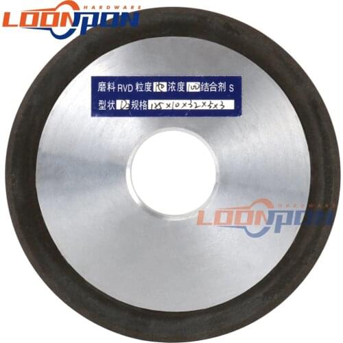 125mm Diamond Grinding Wheel Resin Grinder Cutter Cutting Disc for Carbide Tungsten Steel Milling Cutter Sharpener 32mm Bore