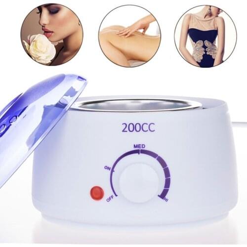 200CC Wax Heater Hair Removal Wax Machine Paraffin Wax Warmer Pot SPA Hand Foot Body Hair Epilator Depilatory Dropshipping