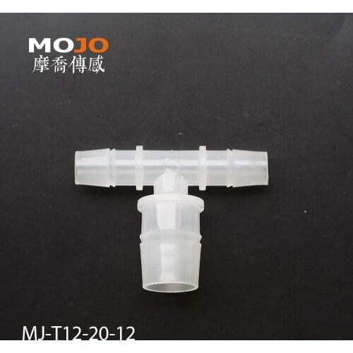 Free shipping!! MJ-T12-20-12(100pcs) Reducing multiple tee hose connector 8 mm to 12mm barbed type connectors