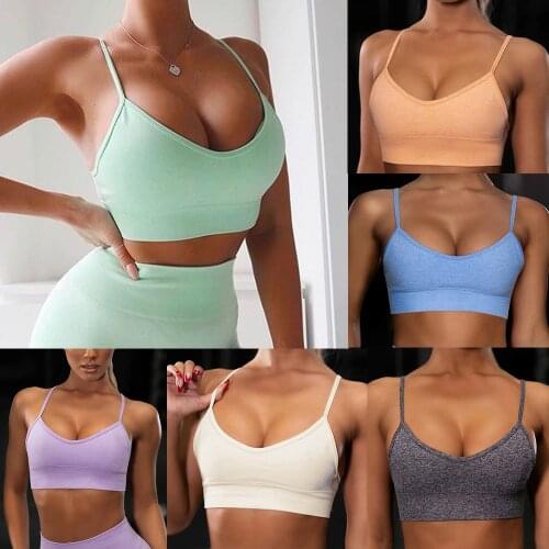 Seamless Gym Wear Sports Bra Yoga Suit For Women Butt Trousers Femme Fitness Solid Crop Top Brassiere Leggings Biker Shorts