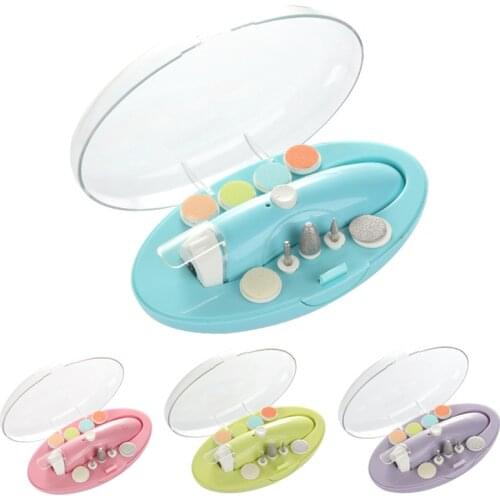 Hot Sale Baby Nail Set USB Electric Kids Baby Nail Trimmer Manicure Pedicure Clippers Cutter Scissors Care Set