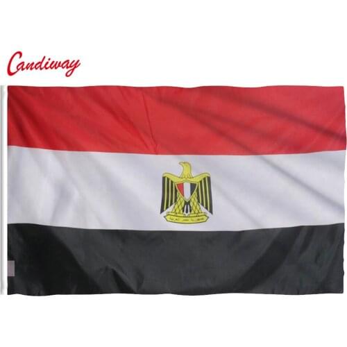 3*5FT/90*150cm Hanging Egypt FLAG egyptian Banner Office/Activity/parade/Festival/Home Decoration NN077