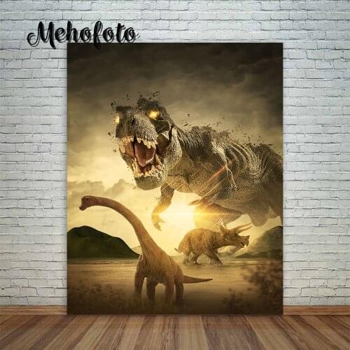 Jurassic World Dinosaur Backdrop Safari Jungle Birthday Party Photography backdrops Photo backgrounds for photo Studio