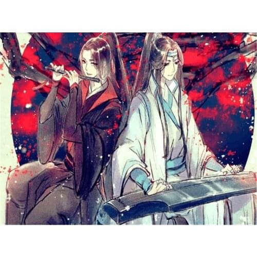 Mo Dao Zu Shi DIY Embroidery 11CT Cross Stitch Kits Craft Needlework Set Cotton Thread Printed Canvas Home Dropshipping