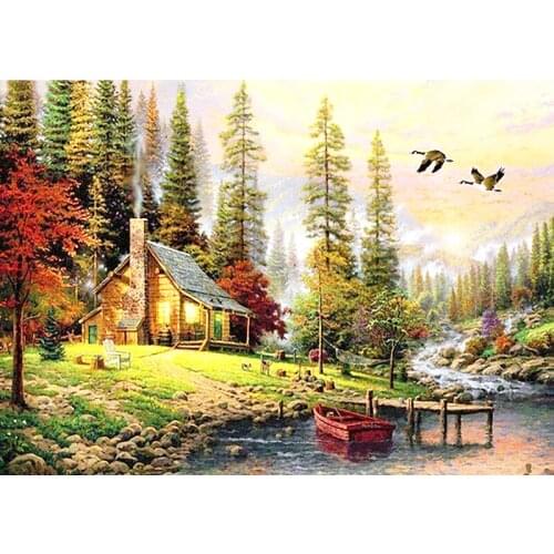A3165 11CT/14CT/18CT/25CT/28CT tree patterns Counted Cross Stitch DIY Cross Stitch Kits Embroidery Needlework Sets