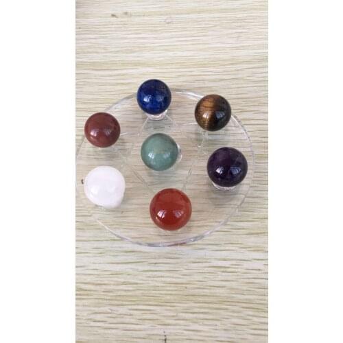 Natural seven-chakra healing array good luck pattern+Pedestal 1 order