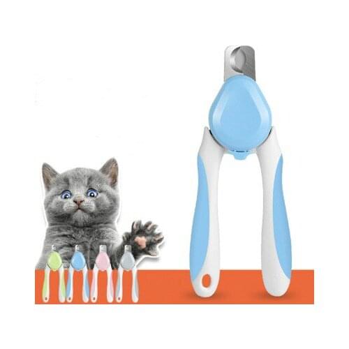 Stainless Steel Pet Nail Clippers Splash-Proof Nail Clippers For Cats And Dogs General For Cats And Dogs Pet Supplies