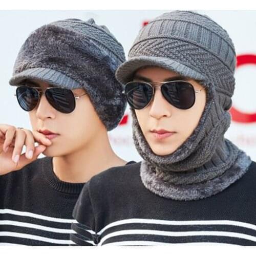 2020 Hot Winter Hats Skullies Beanies Hat Winter Beanies For Men Women Wool Scarf Caps Balaclava Mask Gorras Bonnet Knitted Hat