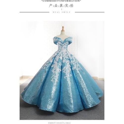 Luxury carnival venice gown blue full sequined embroidery wonderland medieval dress Renaissance gown queen Victoria Belle Ball
