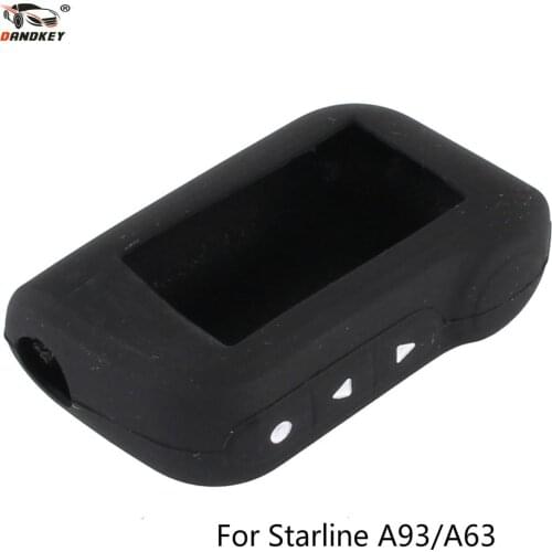 DANDKEY 3 Buttons Replacement Silicone Case For Starline A93 A63 Two Way Car Alarm Remote Controller A93 A63 LCD Transmitter
