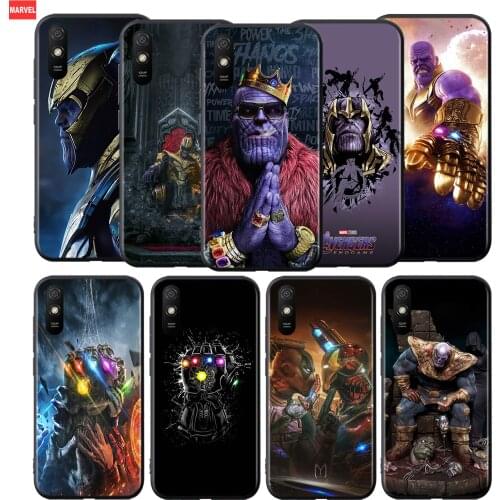 Silicone Cover Avengers Thanos For Xiaomi Redmi 9T 9 9C 9A 9AT 9i 8 8A 7 6 Pro 7A 6A 5 5A 4X Plus Phone Case